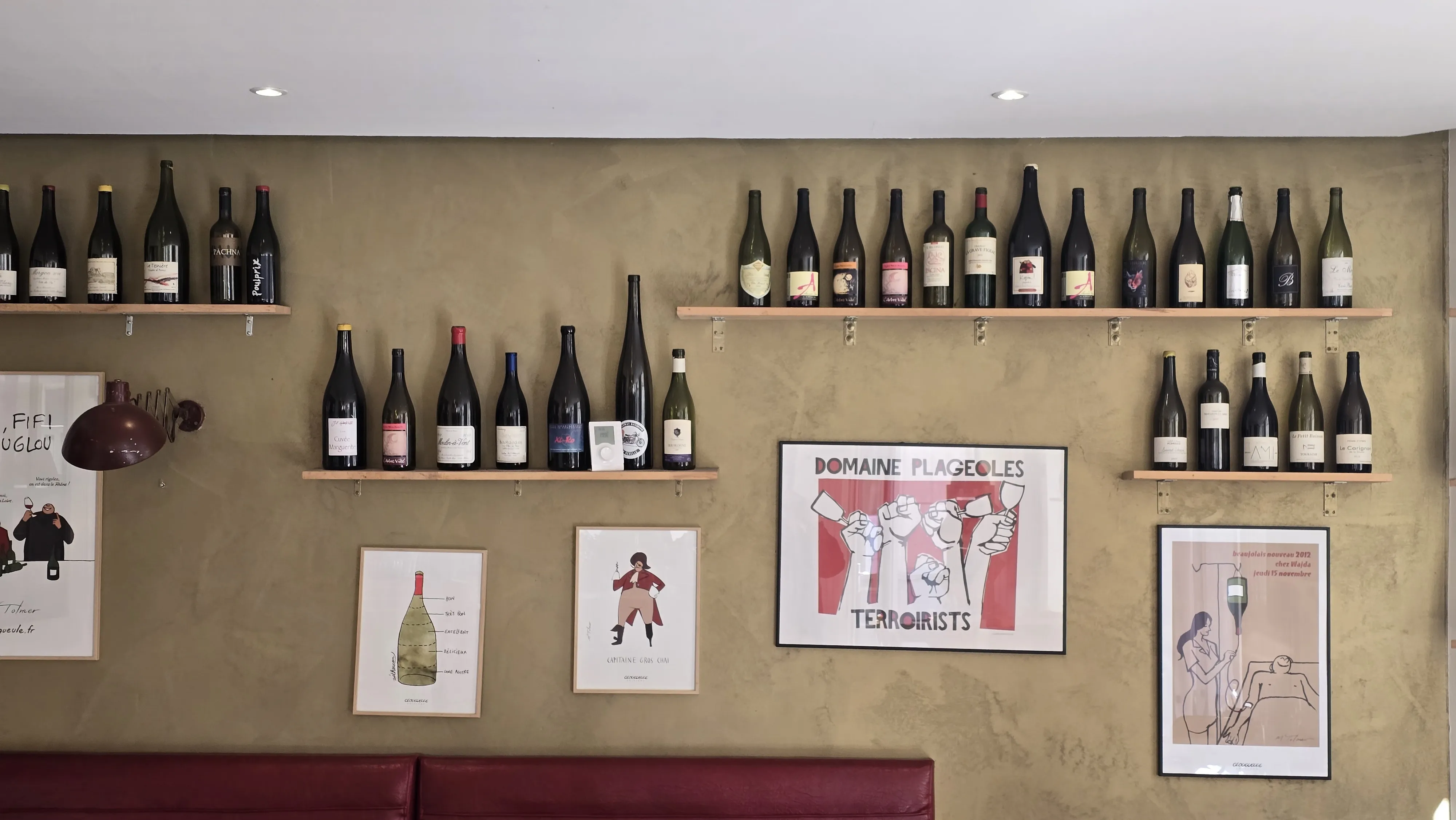 Salle de Terroirs prête à accueillir les convives au déjeuner